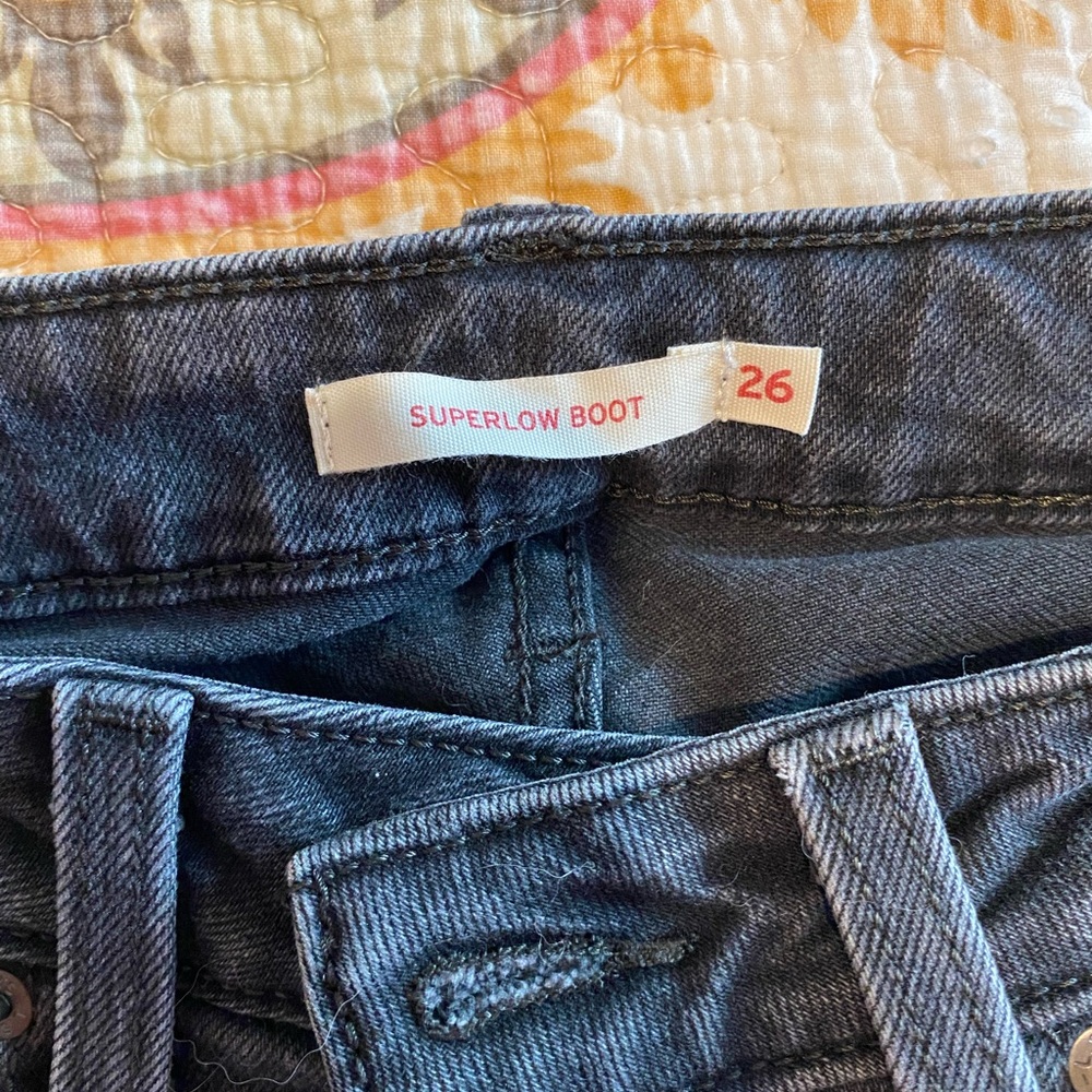 Levi’s SuperLow Boot 26 Black EUC